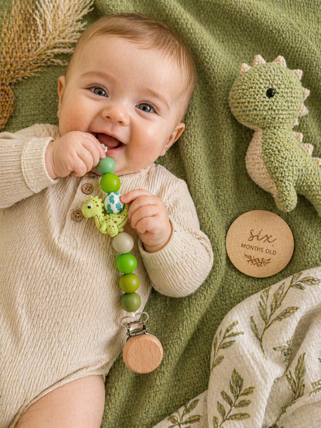 Green Dino Clip 🦕💚