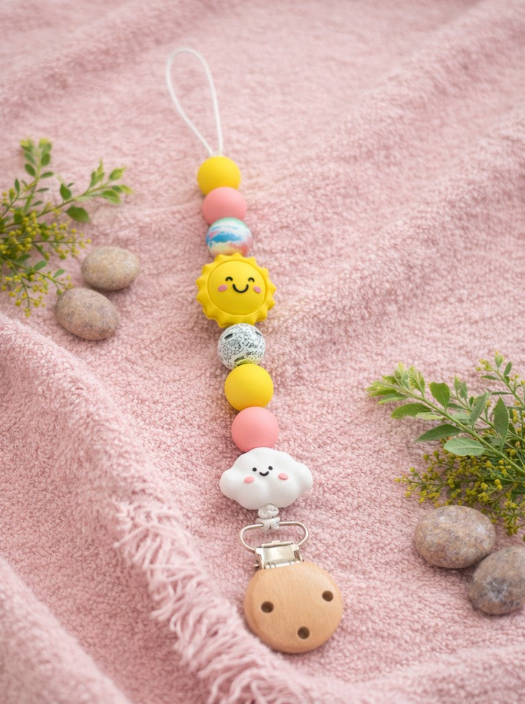 You Are My Sunshine Pacifier Clip 🌞