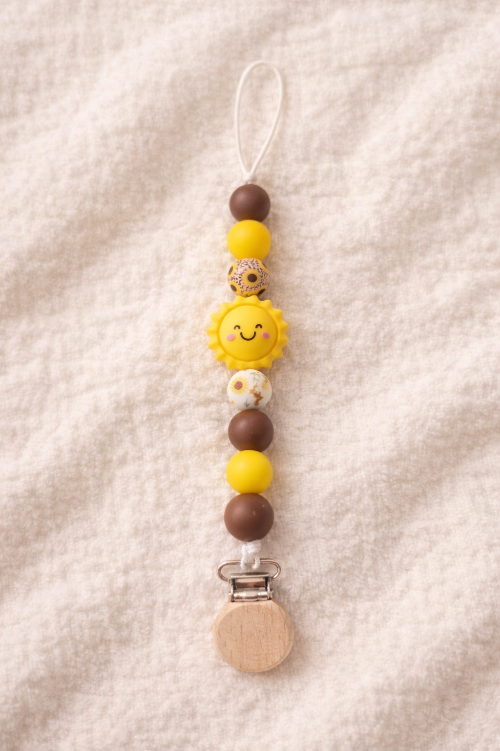 Little Sunshine Pacifier Clip 🌞