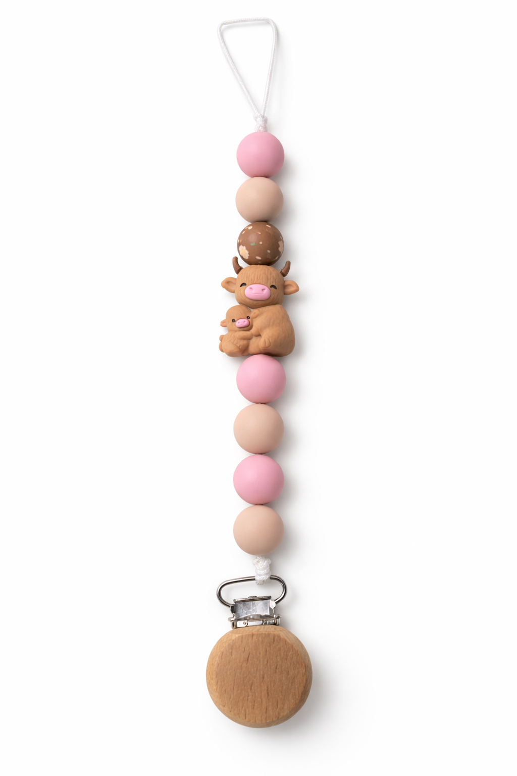 Little Moo & Mama Pacifier Clip 🐮✨ Last One! ✨