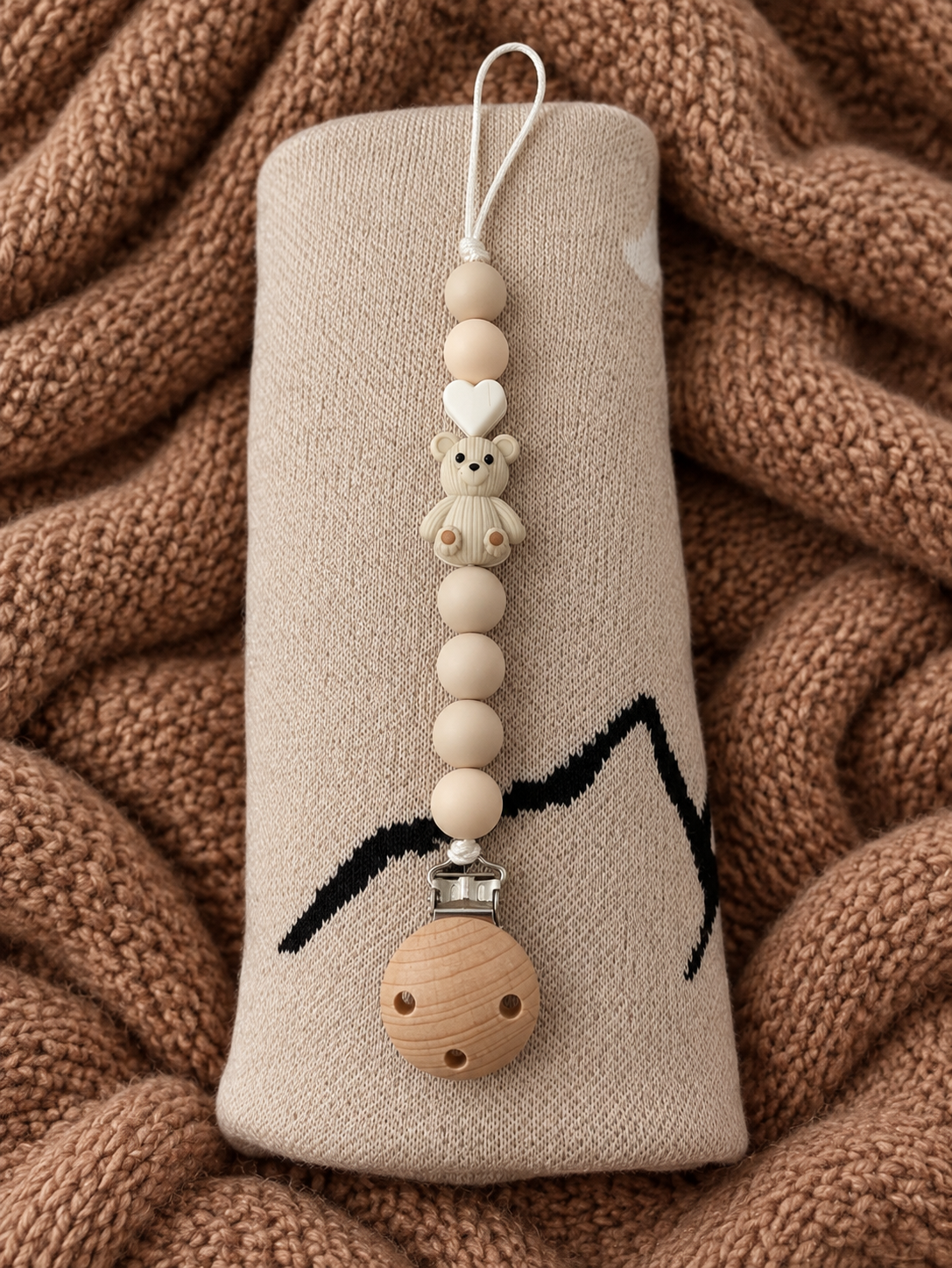 Beige Blanket & Bear Set 🐻🤍