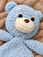 Barney Blue Bear Lovie & Matching Clip 💙
