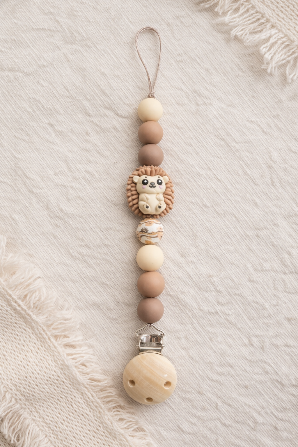 Hedgehog Pacifier Clip 🦔