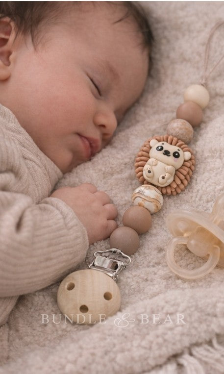 Hedgehog Pacifier Clip 🦔