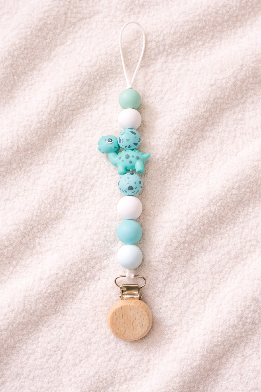 Little Dino Pacifier Clip 🦖