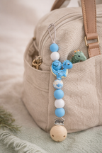 Blue Dino Pacifier Clip 💙